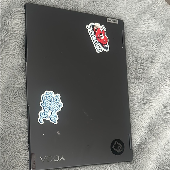 Lenovo Black Laptop Sleek Design Matte Finish